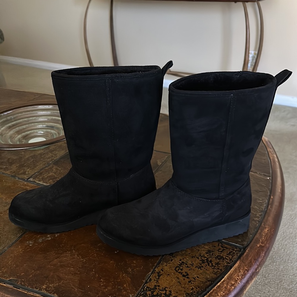 Faux Suede Boots